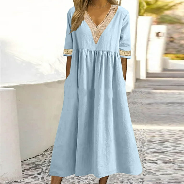 denim shirt with dress Orientique - Essentials Cotton Gauze Pleated Dress - Size 18 - Saffron main image 0