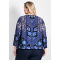 thumbnail image 2 of Avenue Women's Plus Size Harmony Pleat Sleeve Top, 2 of 2