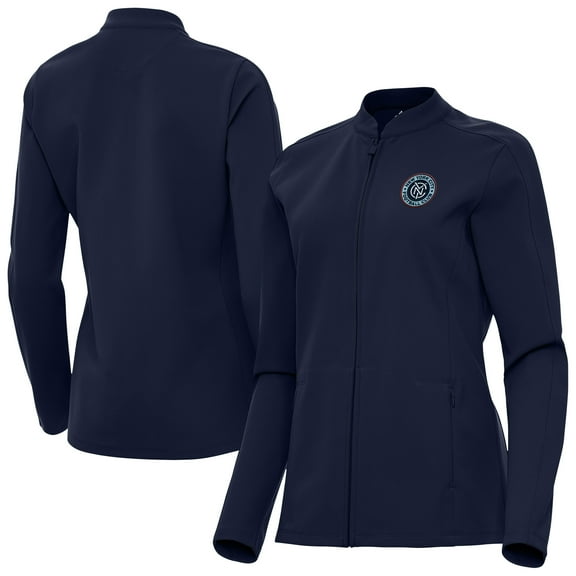 Women's-Antigua  Navy New York City FC Regard Full-Zip Jacket