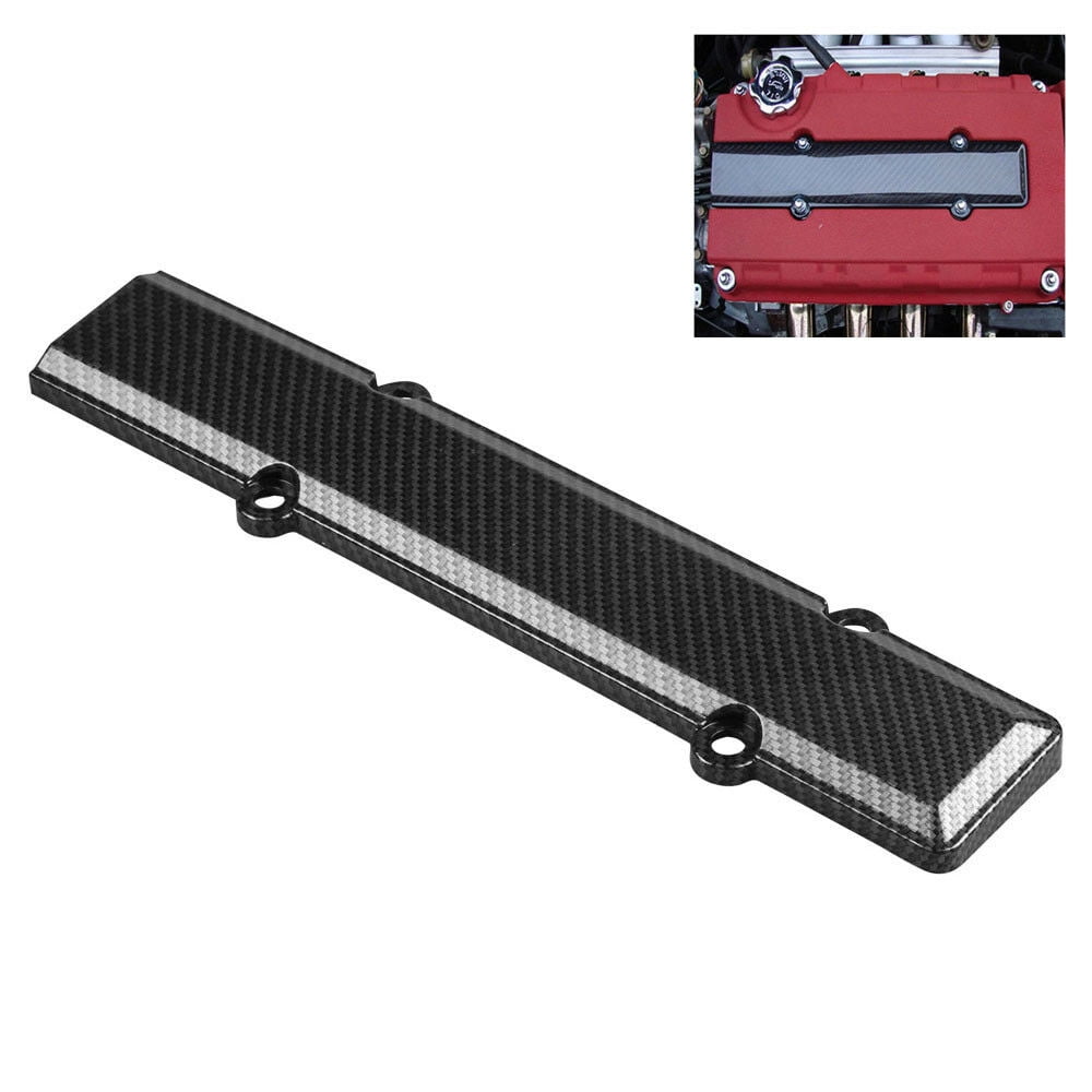 Carbon Fiber Look Valve Cover Spark Plug Insert For Honda VTEC B18 B16 B Series