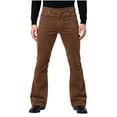 thumbnail image 3 of Ceisia Men's Trendy Solid Color Gift Fleece Button Wide Leg Flare Pants with Daily Pockets, 3 of 8