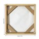 thumbnail image 4 of Marco de madera interior pintado 3D DIY Decoración para colgar en la pared Barras de estiramiento de arte para pintura al óleo, 20x20cm Inevent LF0073-01B, 4 of 6