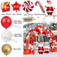 thumbnail image 3 of Juego de globos navideños con forma de bastón de caramelo, película de aluminio, rojo, verde, para fiesta de Año Nuevo, cadena de globos, decoración de arcos, suministros para regalos, 3 of 5