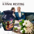thumbnail image 4 of JAGASY Teddy bear Miniature Urn for Boy - Dark Blue Urn for Ashes for Women & Men- Butterfly Forest Fireflies Decorative Urns for Girl - Flowers Keepsake Cremation Urns for Child - (3 Inch), 4 of 7