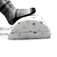 thumbnail image 5 of Leaf Foot Rest, Modern and Minimalistic Leaves Style with Abstract Pattern Design Image Print, Non-Slip Backing Adjustable Ergonomic Memory Foam Leg Support for Office, Green, by Ambesonne, 5 of 5