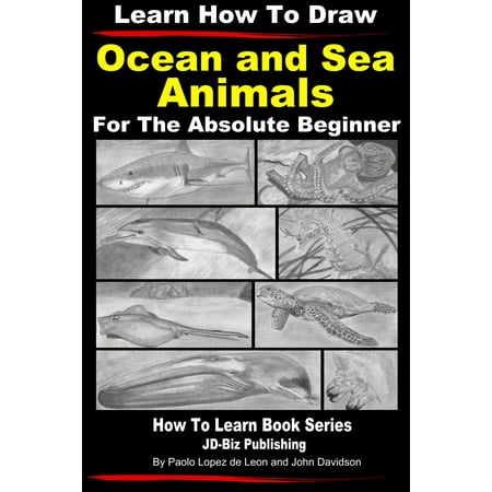 Learn How to Draw Portraits of Ocean And Sea Animals in Pencil For the Absolute Beginner -