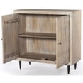 thumbnail image 3 of Sarah Solid Wood 2 Door Sideboard in Brushed Ivory Finish, 3 of 6