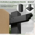 thumbnail image 3 of Aoxun 10'x10' Outdoor Retractable Pergola, Heavy-Duty Aluminum Pergola Patio, Modern Pergola with Retractable Sun Shade Canopy for Garden, Decks and Backyards, 3 of 7