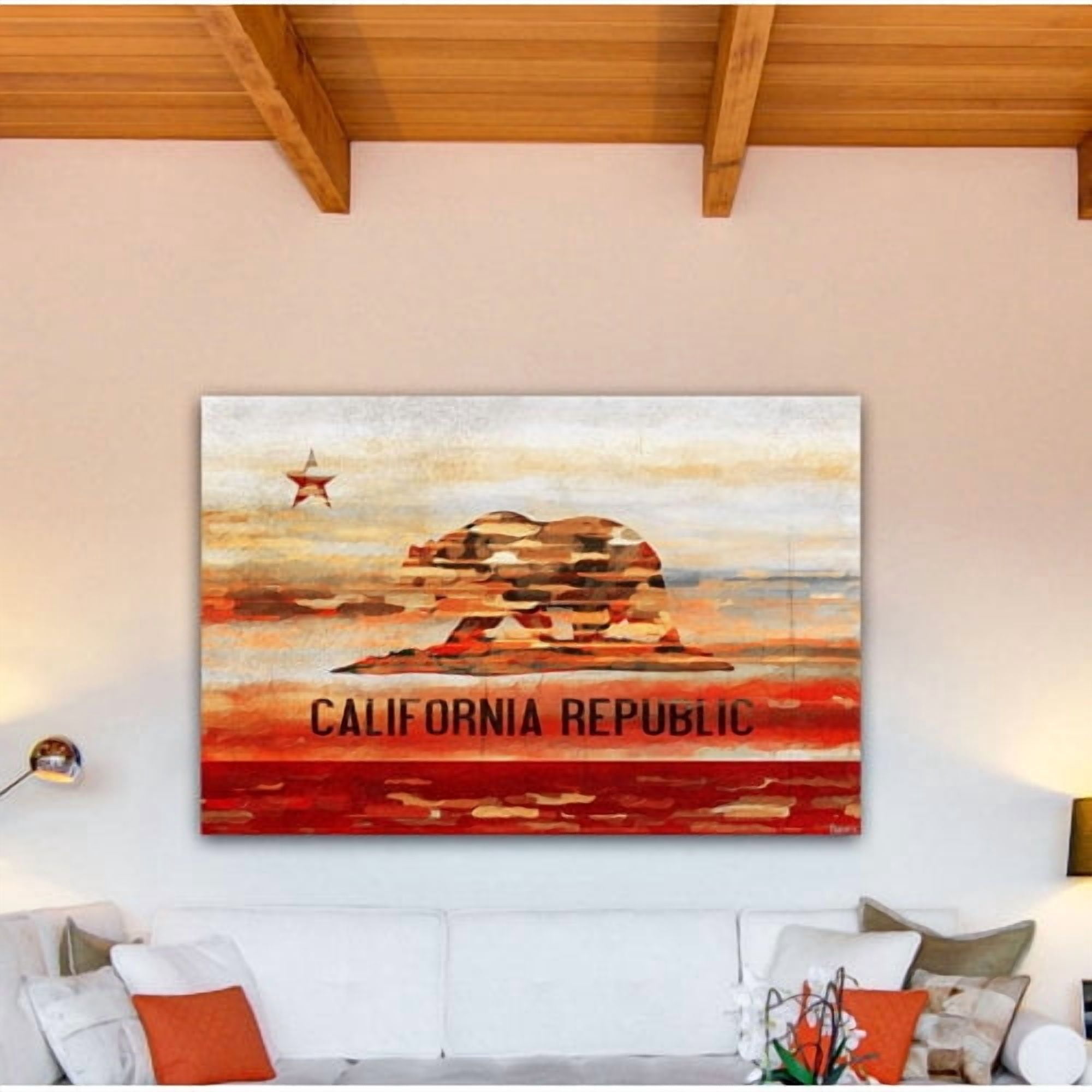 Parvez Taj 'Cali' by Parvez Taj Painting Print on Wrapped Canvas