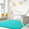 thumbnail image 4 of TWINNIS Super Soft Fluffy Carpets Shaggy Area Rugs For Living Room Bedroom Nursery Room,6'x9',Blue, 4 of 7