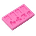 thumbnail image 2 of YongCo Fondant Moulds Chocolate Moulds Silicone Baking Molds Baking Accessories for Kid, 2 of 7