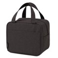 thumbnail image 1 of Bolsa De Almuerzo Negra / 22 X 14 X 18 Cm Bolsa De Almuerzo Reutilizable Para Mujeres/Hombres Bolsa De Almuerzo Aislante Bolsa De Almuerzo Aislante Para El Trabajo, La Escuela O El Picnic Doble, 1 of 3