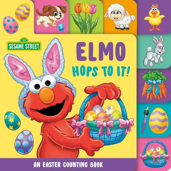 Pre-Owned Elmo Hops to It! an Easter Counting Book (Sesame Street) (Board book) 0593900057 9780593900055
