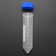 thumbnail image 3 of Uxcell 45ml Plastic Conical Bottom Centrifuge Tubes with Blue Screw Cap 10 Pack, 3 of 5