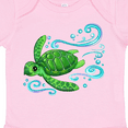 thumbnail image 4 of Inktastic Sea Turtle Swimming Boys or Girls Baby Bodysuit, 4 of 5
