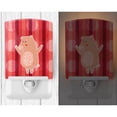 thumbnail image 2 of Caroline's Treasures BB6742CNL Dancing Pig Ceramic Night Light, 6x4x3", multicolor, 2 of 2