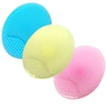 thumbnail image 2 of 3pcs Face Scrubber, Silicone Face Scrubber,Facial Cleansing Exfoliator Brush,Silicone Face Wash Brush,Manual Waterproof Cleansing Skin Care,Face Wash Brush for Deep Cleaning Skin Care, 2 of 5