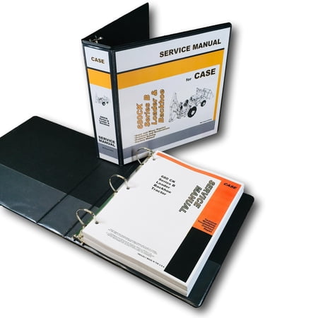 Case 680B Ck Loader Backhoe Service Technical Manual Repair Shop In Binder