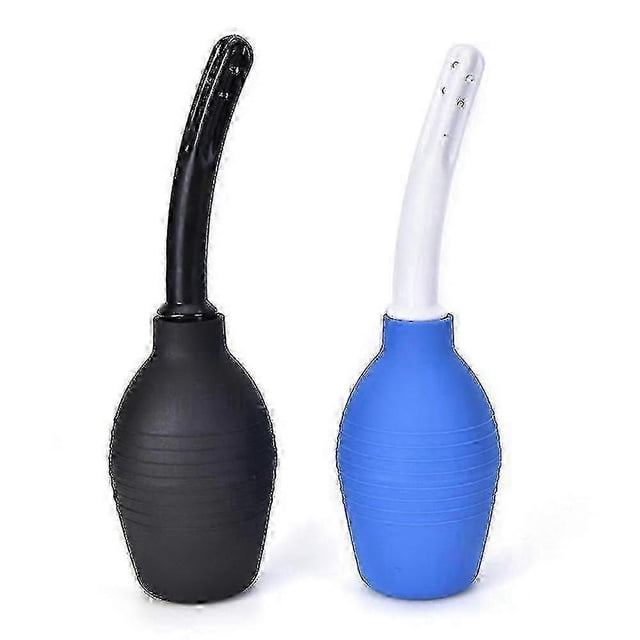 (Black)310ml Large Capacity Cleaner Rectal Enemator Enema Syringe ZCL