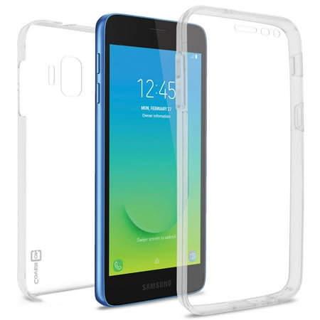 Body Black Dash CoverON Samsung Galaxy J2 Core / J2 Pure / J2 Dash Case, SlimGuard Series Slim Fit Premium Full Body Phone Cover - HD Clear ()