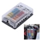 thumbnail image 4 of Bloque De Fusibles, Panel De Fusibles Multipropósito Bloque De Fusibles Marinos Universales Con Indicador LED Para Automóvil Para Marino Para Automóviles Para Bote Para RV ANGGREK 12‑Way Fuse Holder, 4 of 8