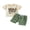 Khaki, variant on BemeyourBBs Baby Boy First Birthday Outfit Wild One Years Old Birthday Summer Clothes Animal Letter Print Short Sleeve T-shirt and Solid Shorts Set