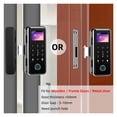 thumbnail image 2 of Door Lock, Fingerprint Door Lock For Glass Wooden Metal Door No Limited Smart Home WeChat APP Control Sliding Door Smart Keypad Gate Opener ,Easy to Install, 2 of 7