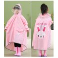 thumbnail image 1 of Lindo estudiante bebé impermeable viaje al aire libre montañismo impermeable rainingear niño impermeable lluvia poncho niño niña impermeable regalo (rosa) ShuxiuWang 9024735188780, 1 of 1
