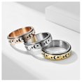 thumbnail image 3 of Anillos para la ansiedad, anillo giratorio de acero inoxidable para mujeres y hombres, 3 of 3