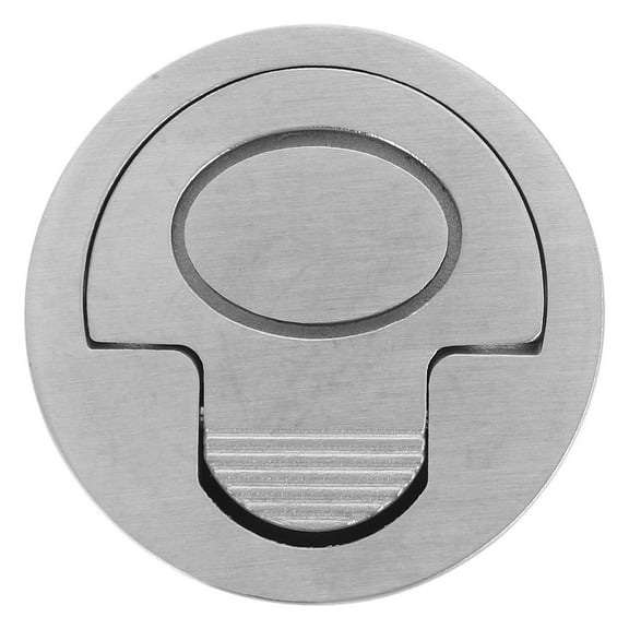 HERFIER Boat Deck Hatch Handle Recessed Furniture Pull Hatch Pull Flush Lift Hidden Door Handle 1.97x1.97x0.59in