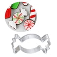 thumbnail image 2 of Shisuyan Cookie Cutters Silver 2Pcs 3.3x1.8x0.7In, 2 of 9