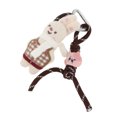 thumbnail image 6 of Unique Bargains 1 Pc Handbag Charm Cute Rope Handbag Accessories Coffee Color, 6 of 6
