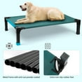 thumbnail image 3 of Elevated Dog Bed with Chew Proof Washable Breathable Mesh and Metal Frame, Portable No-Slip Feet for Outdoor or Indoor Use, 3 of 8