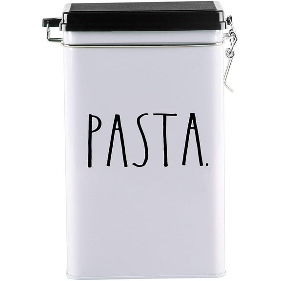 Rae Dunn 8 Inch Tall Pasta Tin Canister