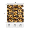 thumbnail image 4 of Goofa Brown Blue Plaid Sunflower Pattern Mailbox Cover, Mailbox Decoration with Magnetic Strips for Standard and Large Mailboxes, Easy Installation, Durable and UV-Resistant-25.5x21 in, 4 of 8