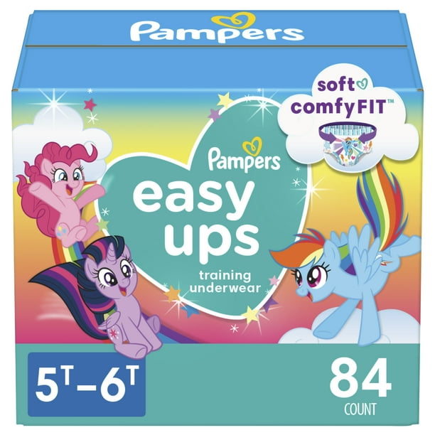 Pampers Easy Ups Girls Training Pants (Choose Your Size & Count)
