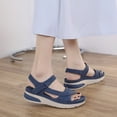 thumbnail image 6 of Lightweight Sandals Sporty Comfort Thick-soled Magic Sticker Seamline Plus Size Women's Shoes, 6 of 8