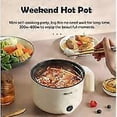 thumbnail image 2 of Rose Mini Multi-Function Electric Rice Cooker Non-stick Heating Pan Cooking Pot Double Layer Steamer, 2 of 5