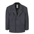 thumbnail image 3 of Boys Toddler Kid Formal Wedding Party Dark Gray Blazer Style Jacket Coat sz S-14, 3 of 4