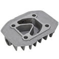 thumbnail image 1 of Air Compressor Cylinder Head,  Wear Resistance Durable Smoothly Cylinder Head, Strong Air Compressor For Drill Tool Twist Drill Bit Set, 1 of 8