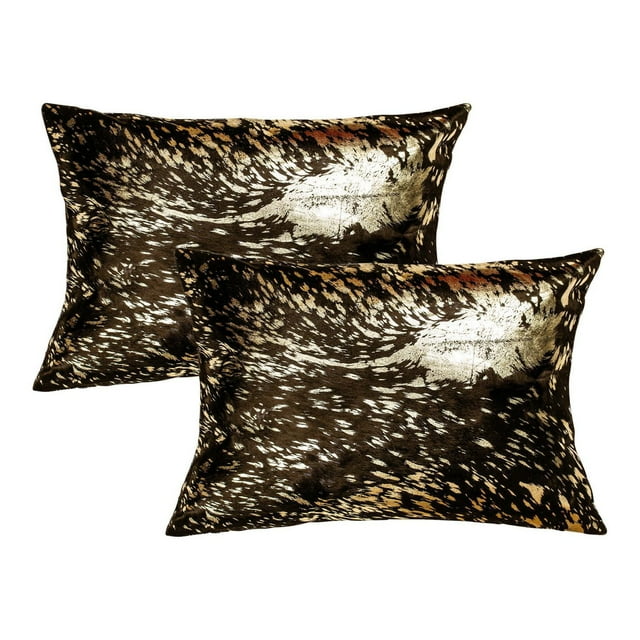 COUSSINS TORINO SCOTLAND EN PEAU DE VACHE 12"X20" 2 PQT