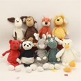 thumbnail image 4 of Muñeco de peluche con forma de animal a rayas, muñeco animal creativo, tipo: pato, altura: 42 cm Sailing Electrónica, 4 of 5