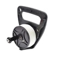 thumbnail image 1 of Treal de cuerda de buceo con tapón de tapón Profesiones Línea Winder KAYAK Trolley Paracord Titular de carrete Rueda Snorkel Agua Deportes Negro Eigraketly OD002622-04B, 1 of 5