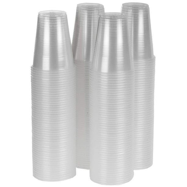 TashiBox 12 oz clear plastic cups Disposable cold drink