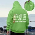 thumbnail image 1 of MHFRRA Sudadera Informal con Capucha para Hombre, de Manga Larga, con Diseño Estampado para Uso Diario, Cómoda Sudadera con Capucha para Otoño E Invierno Verde, 1 of 6
