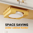 thumbnail image 7 of 9/10-Inch Bamboo Paper Plate Dispenser - Under Cabinet & Countertop Holder for Kitchen Caddys for Plates Universal C, 7 of 7