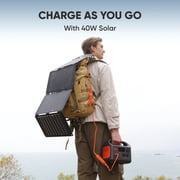 Jackery E300New 290Wh Portable Power Station with 102W 3-Port Fast Charger, 300W LiFePO4 Battery for Camping, Travel & Backup