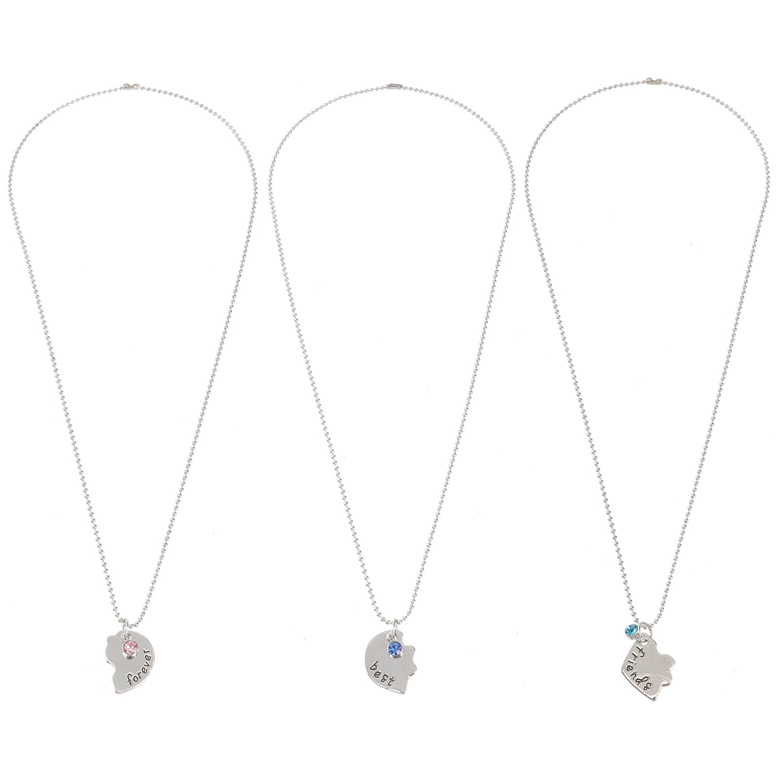 Diamond Heart Necklace Heart Shaped Metal Pendant | Fruugo AE