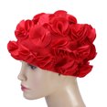 thumbnail image 2 of Gorra de baño Octpeak rojo para mujeres y niños, 2 of 7
