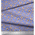 thumbnail image 3 of Soimoi Polyester Crepe Fabric Cartoon Football Sports Print Fabric by The Yard 52 Inch Wide, 3 of 3